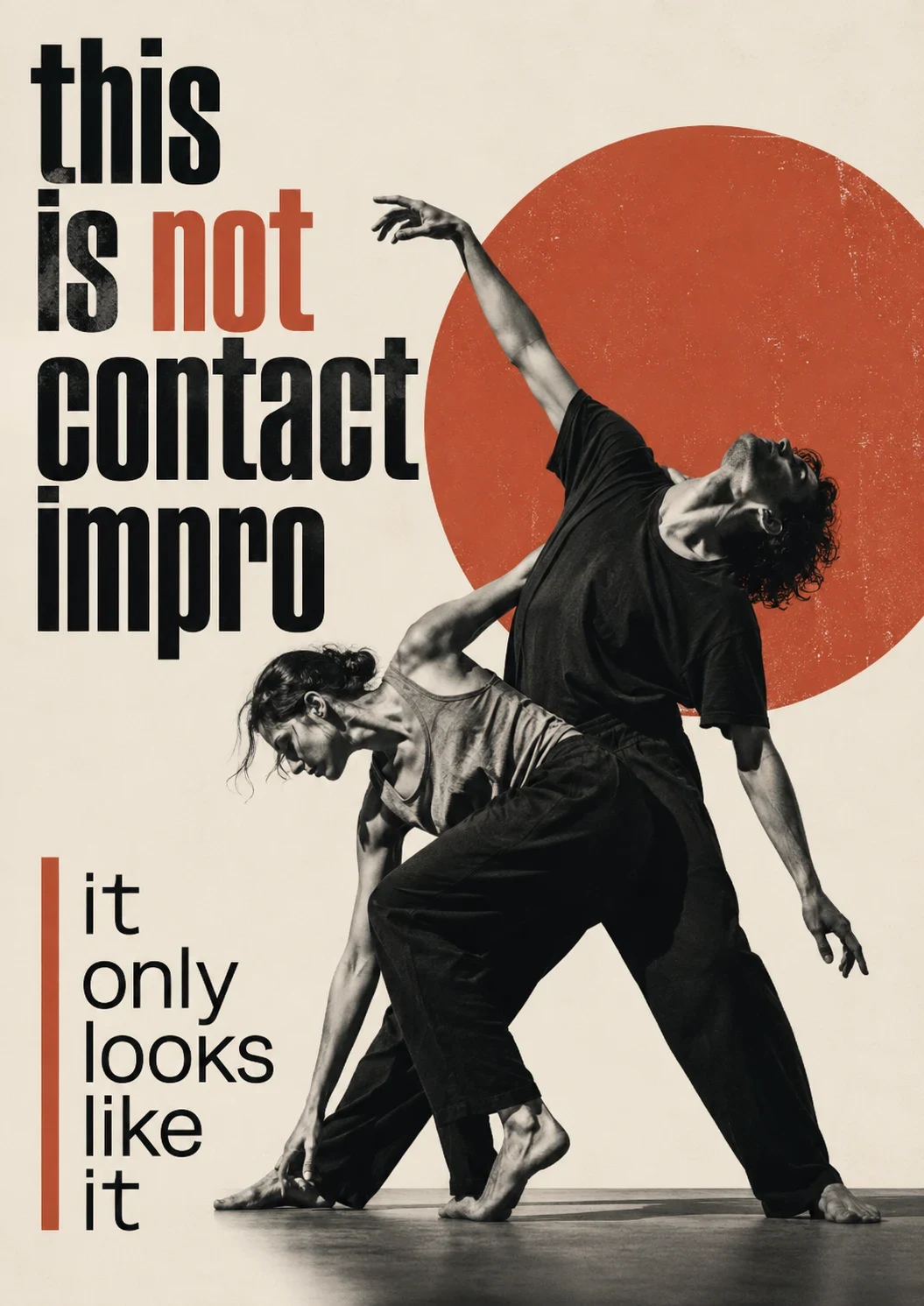 This is not contact improvisation. It only looks like it.